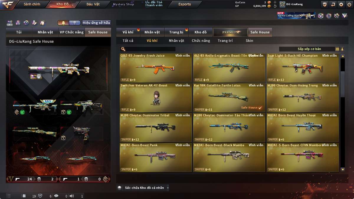 shop acc cf uy tin gia re